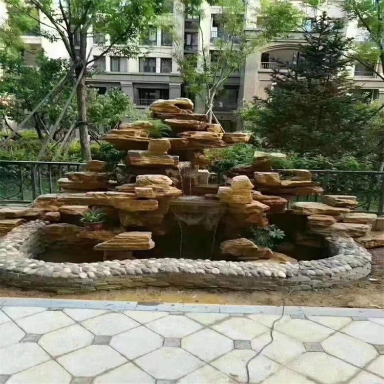 佛山庭院假山鱼池设计方案